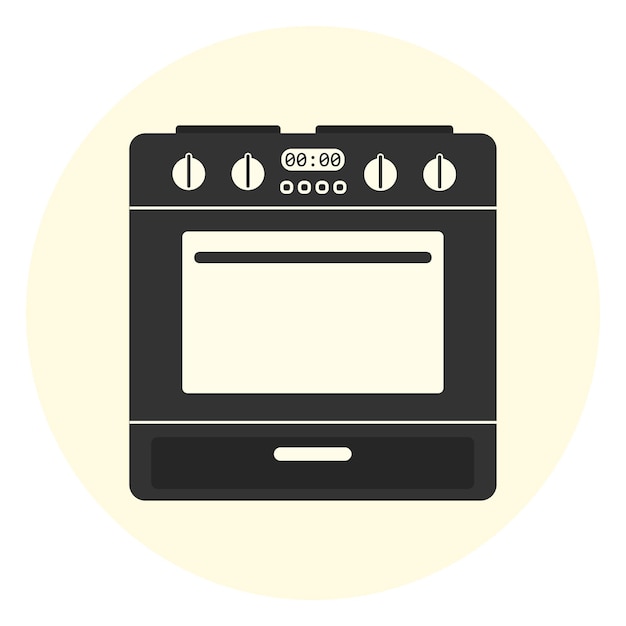 Piatto forno icona attrezzature da cucina cucina stufa