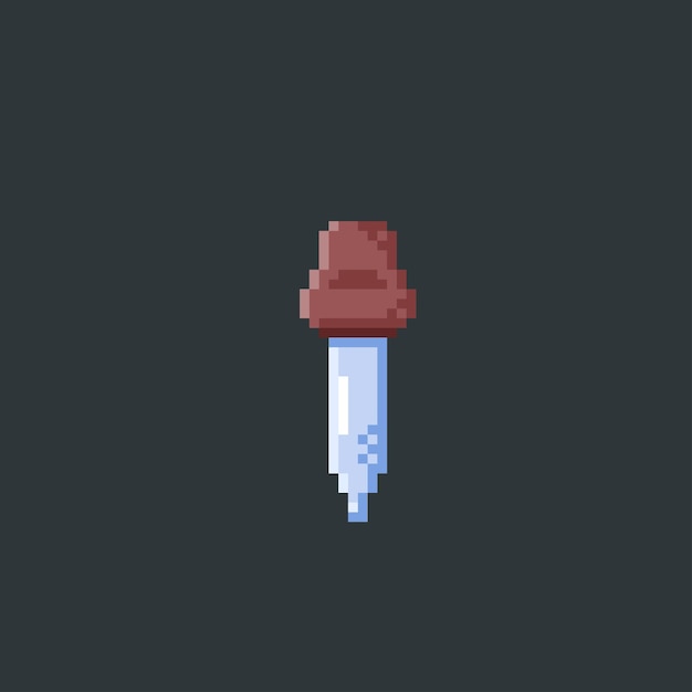 pipetta in stile pixel art