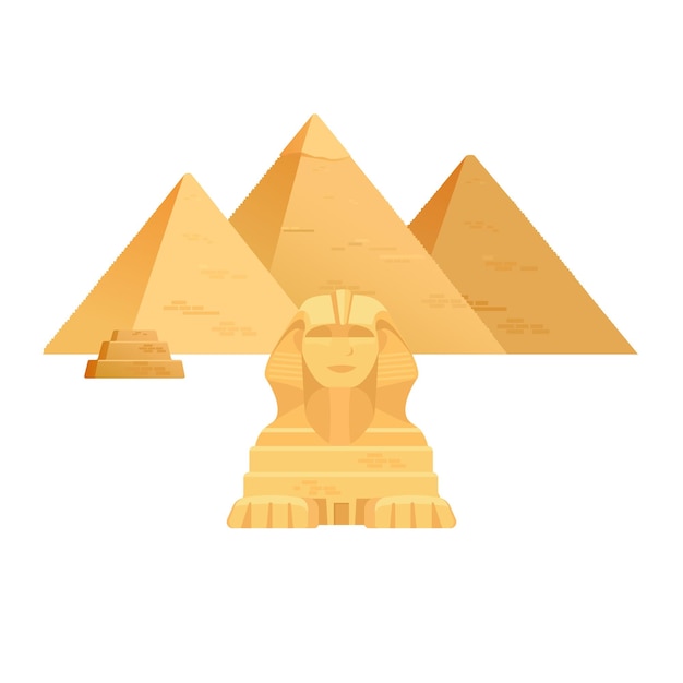 Piramidi di Giza Egitto antica architettura di viaggio vista.