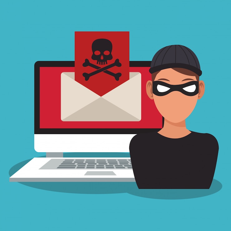 Vettore pirata informatico del sistema di sicurezza