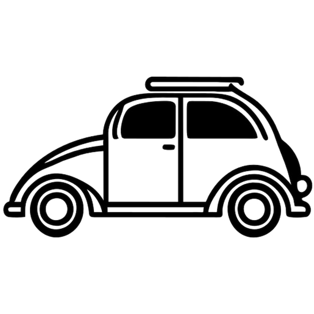 pittogramma vector car wolkswagen beetle excelente acabado
