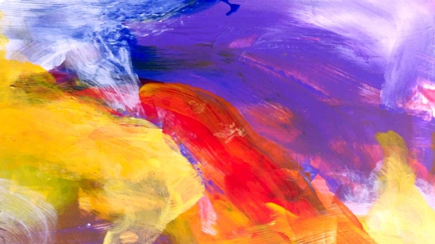 Pittura a consistenza astratta Colore acrilico con tono pastello brillante