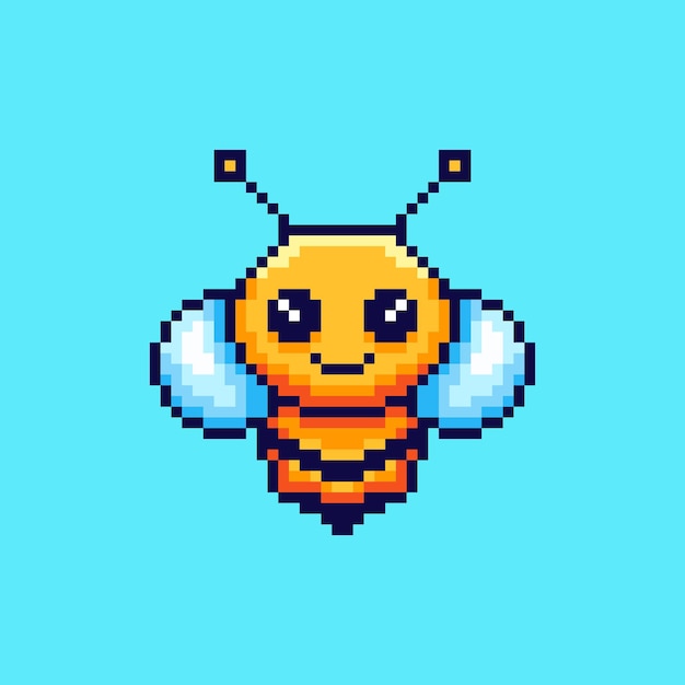 Pixel art in stile api design carino