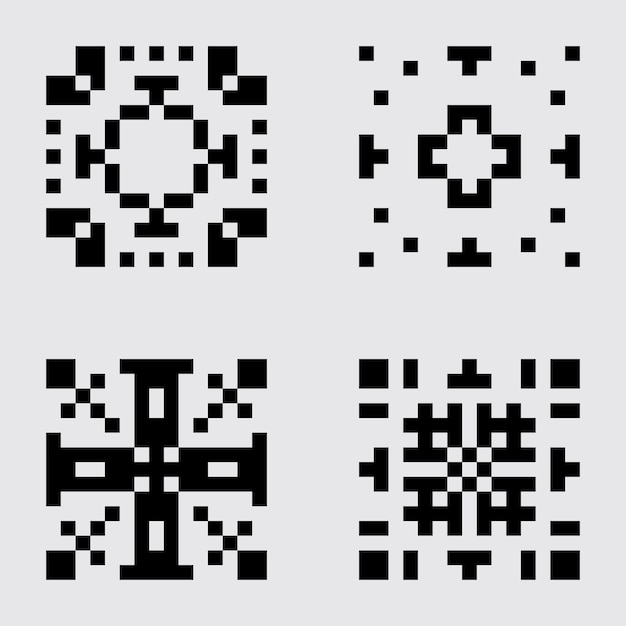 pixel art set piastrella modello di materiale astratto