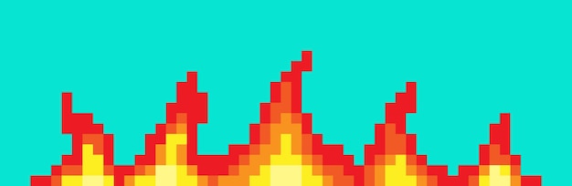 Pixel fuoco bit d'arte