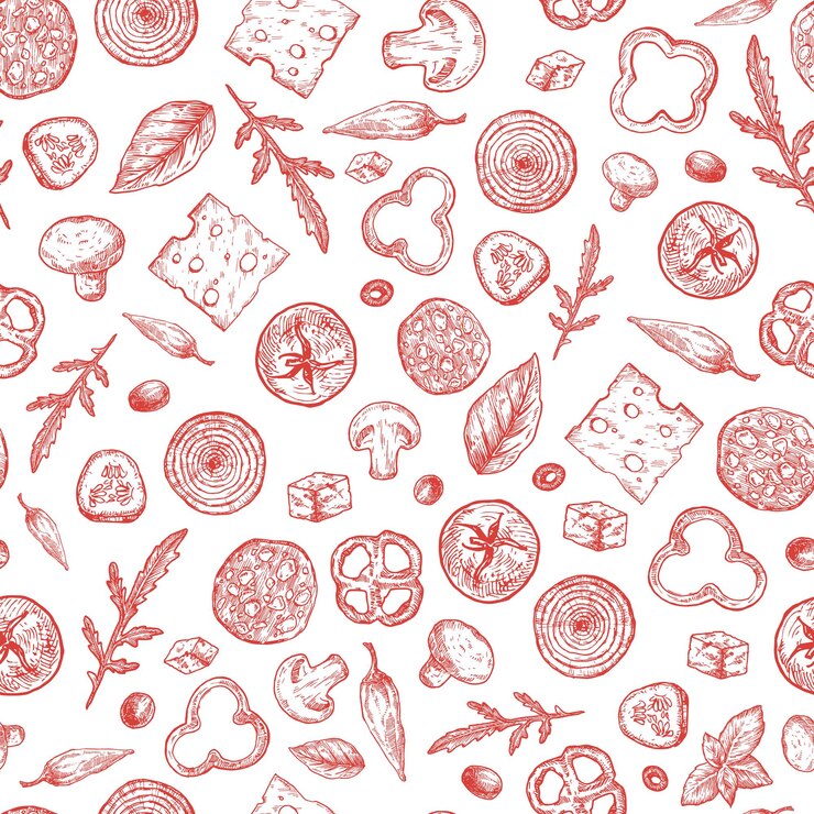 Pizza Ingredienti Senza Soluzione Di Continuità