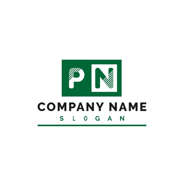 PN Letter Logo Design PN letter logo Vettore Illustrazione Vettore