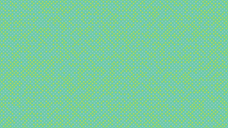 Vettore pois color giallo grigio su fondo verde acquamarina medio