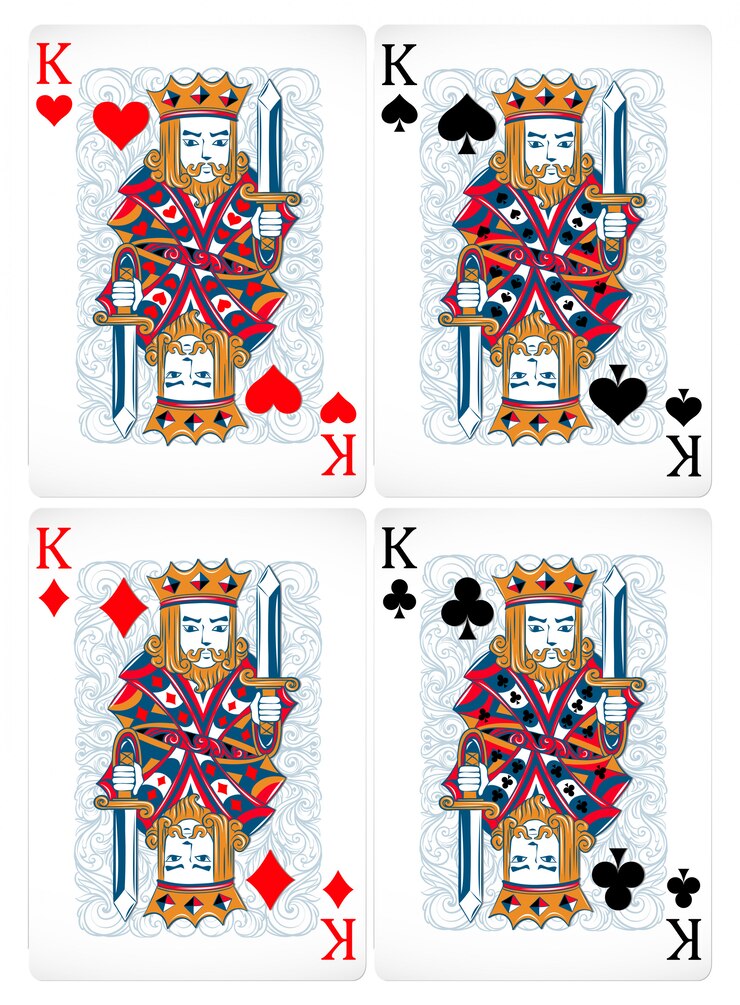 Vettore poker carte