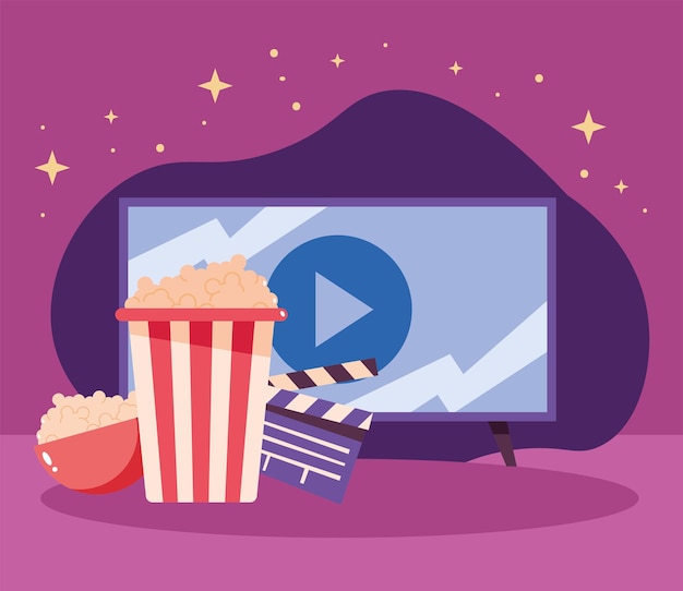 Pop corn da cinema con display