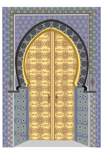 Porta del tempio marocchino