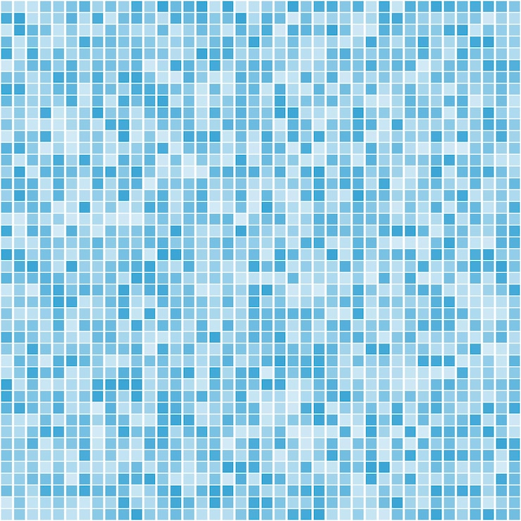 Vettore posizione di sfondo a mosaico quadrato blu per il testo
