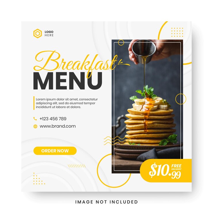 Vettore post di social media banner menu cibo. modelli di social media modificabili per promozioni nel menu cibo. set di storie sui social media e post frame. progettazione del layout per il marketing sui social media.