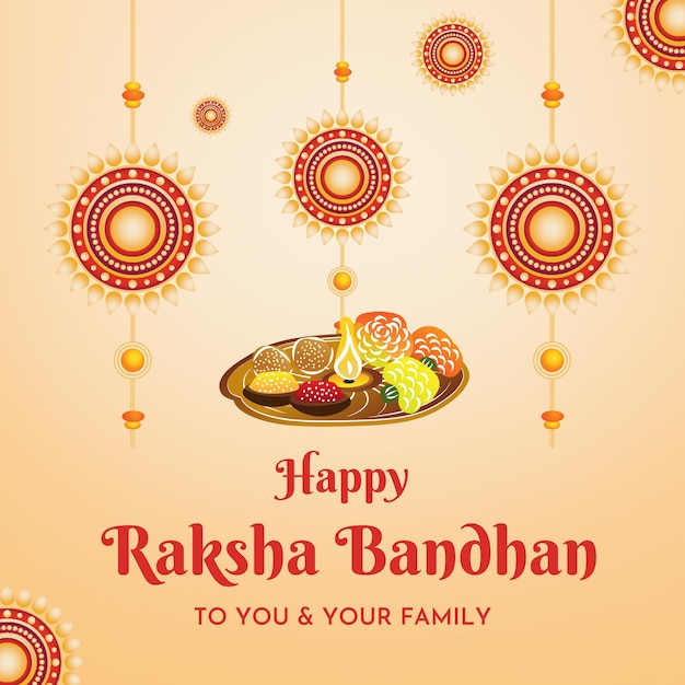 Post Instagram di Gold Happy Raksha Bandhan