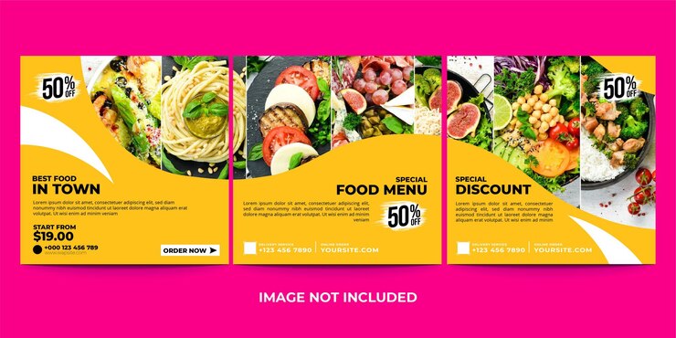 Vettore post promozionale e copertina sui social media di ristoranti e fast food