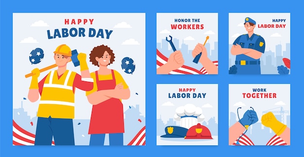 Post su Instagram per la celebrazione della Festa del Lavoro