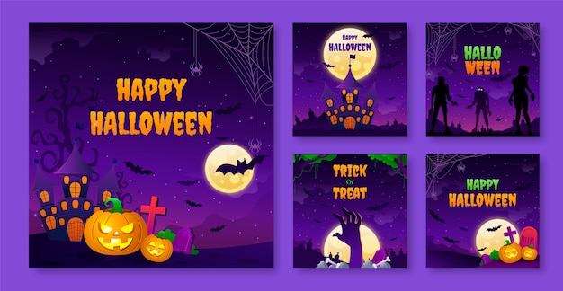 Post su Instagram per la celebrazione di Halloween