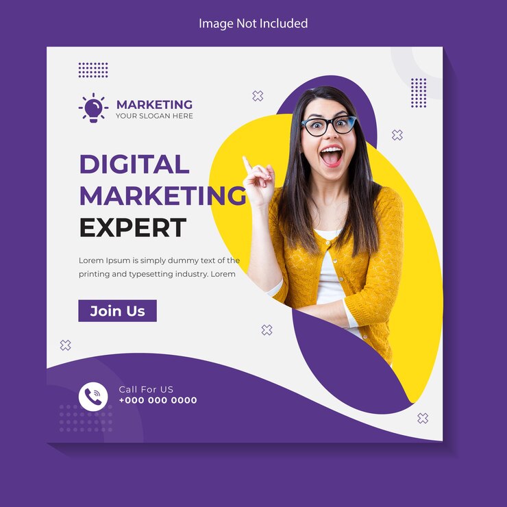 Post sui social media di marketing digitale