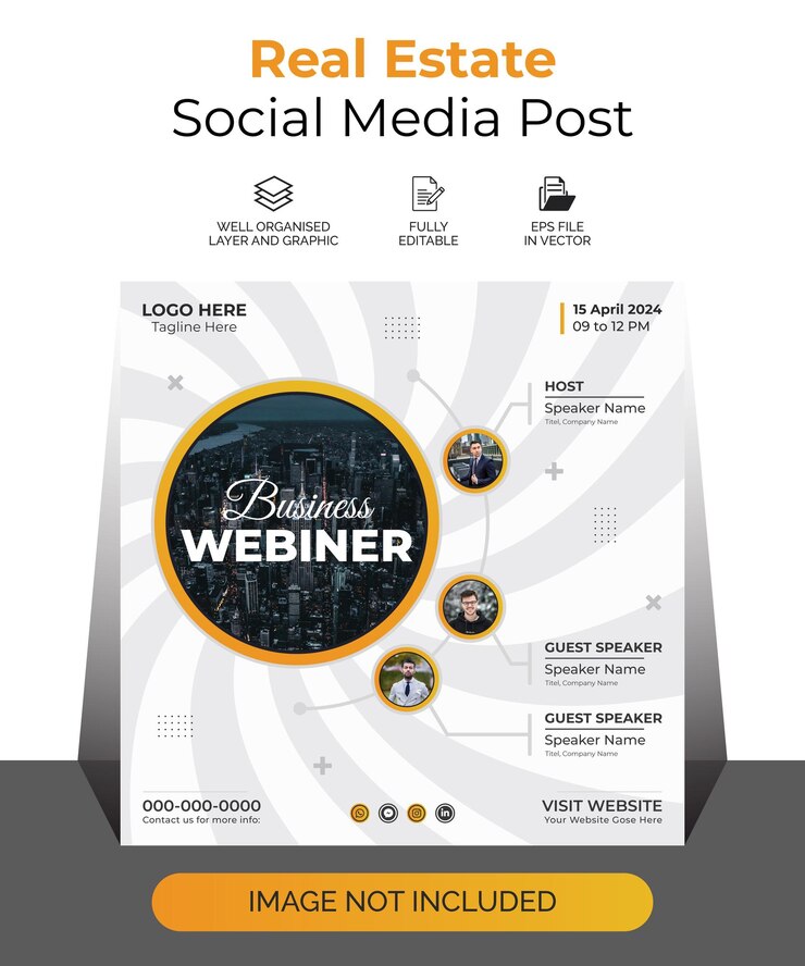 post sui social media e modello di banner web aziendale