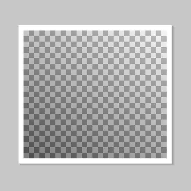 Post sui social media, mockup di banner web. Modello di cornice vettoriale. Sfondo quadrato trasparente per testo, foto. Booster di social network isolato, copertura dell'app mobile con copyspace