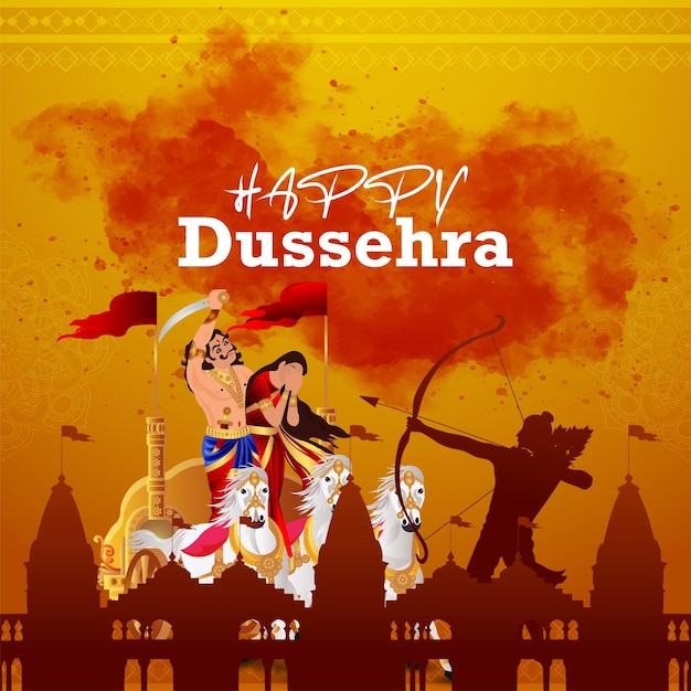 Post sui social media per la felice celebrazione di Dusshera