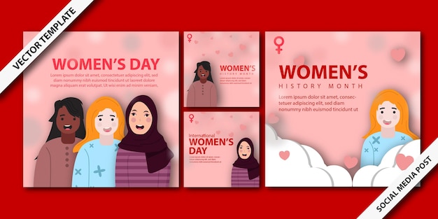 Post sui social media per la Giornata della Donna