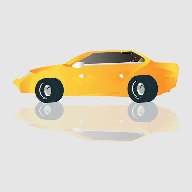 Post sui social media per la promozione dell'auto e modello di web design