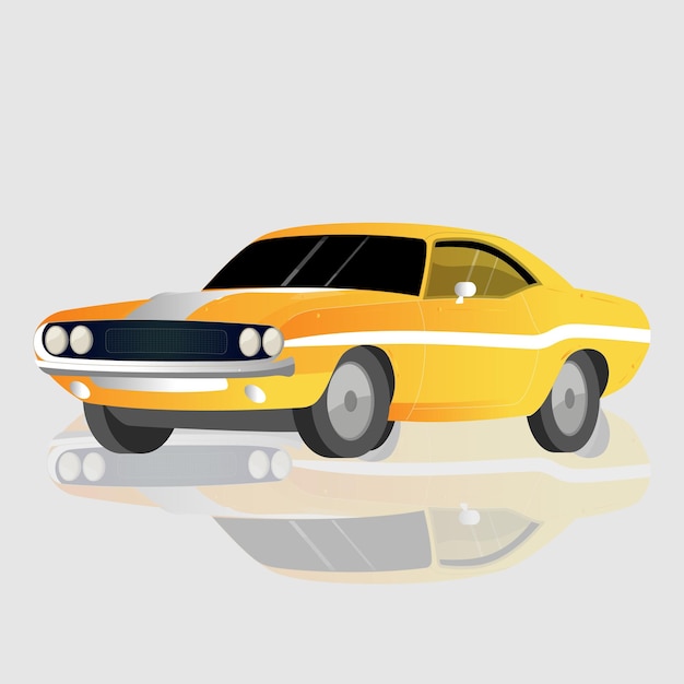 Post sui social media per la promozione dell'auto e modello di web design