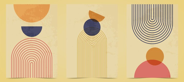 Poster da parete astratto decorativo da parete Boho