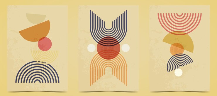 Poster da parete astratto decorativo da parete Boho