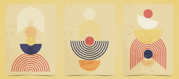Poster da parete astratto decorativo da parete Boho