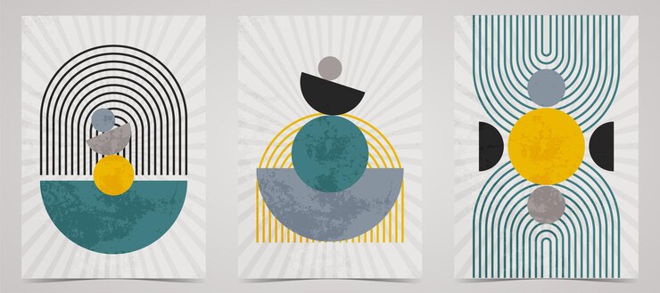 Poster da parete astratto decorativo da parete Boho