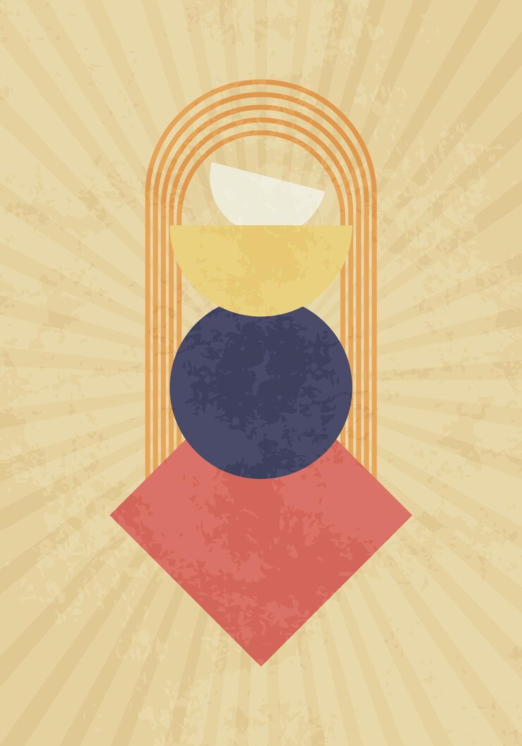 Poster da parete astratto decorativo da parete Boho