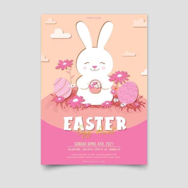 Poster del giorno di Pasqua