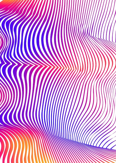 Poster di flusso colorato moderno Wave Forma liquida nel colore dell'arcobaleno riflette lo sfondo del bagliore Art design per il tuo progetto di design Illustrazione vettoriale EPS10 o layout di opuscolo volantino benessere newsletter
