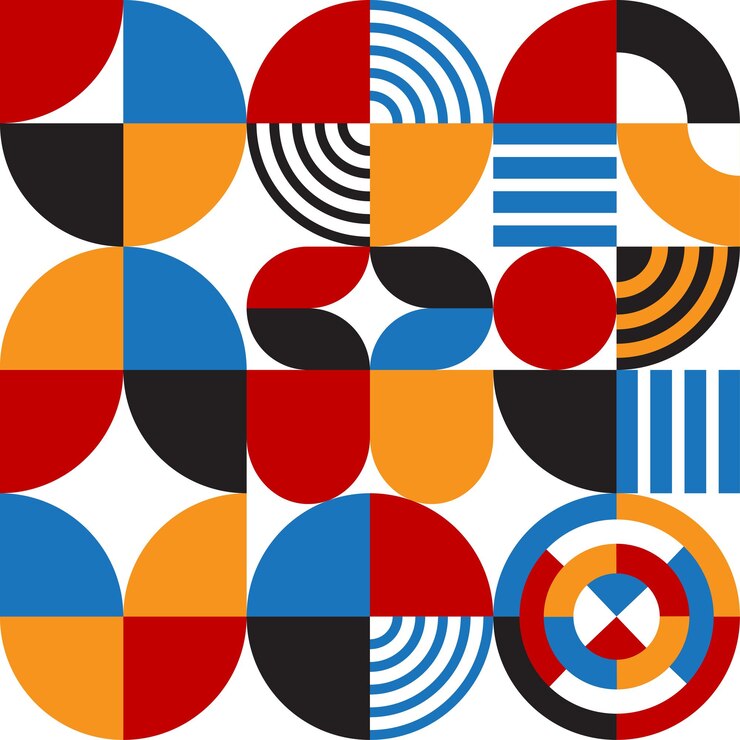 Vettore poster di geometria