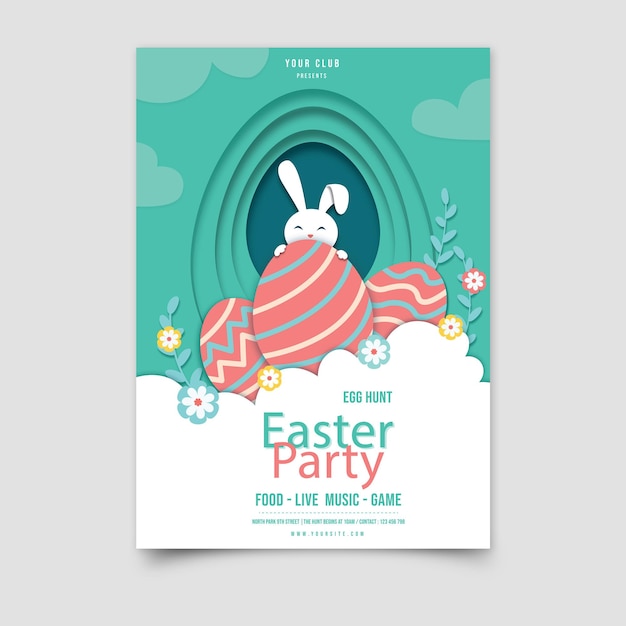 Poster di giorno di Pasqua