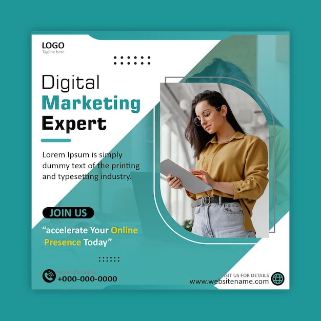 Poster di marketing File EPS