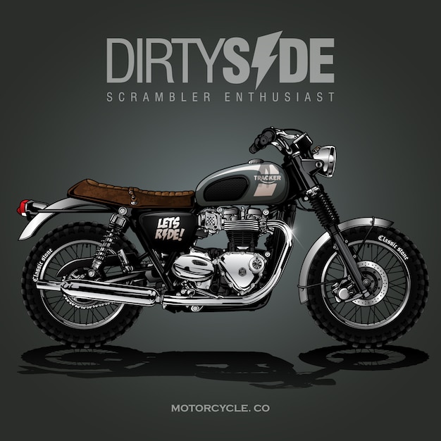 Poster di moto d'epoca