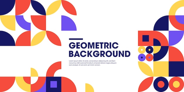 Poster di opere d'arte minimalista geometrica con forma e figura semplici Disegno astratto del modello di vettore in stile scandinavo per banner web presentazione aziendale pacchetto di branding tessuto stampa carta da parati