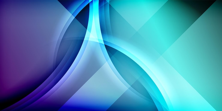 Vettore poster espressivo con linee di ombra presenta temi tecnologici minimalisti e commerciali schemi di colori vivaci e vivaci
