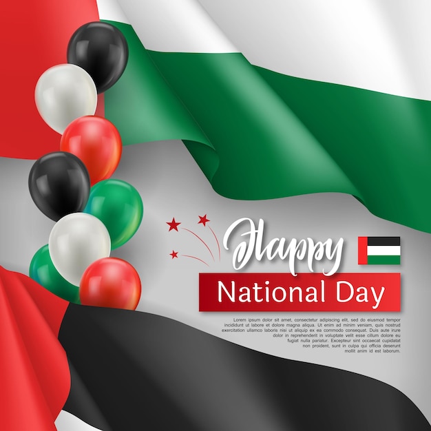 Poster festivo per la Festa Nazionale Araba