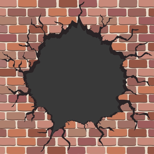 Poster muro fratturato