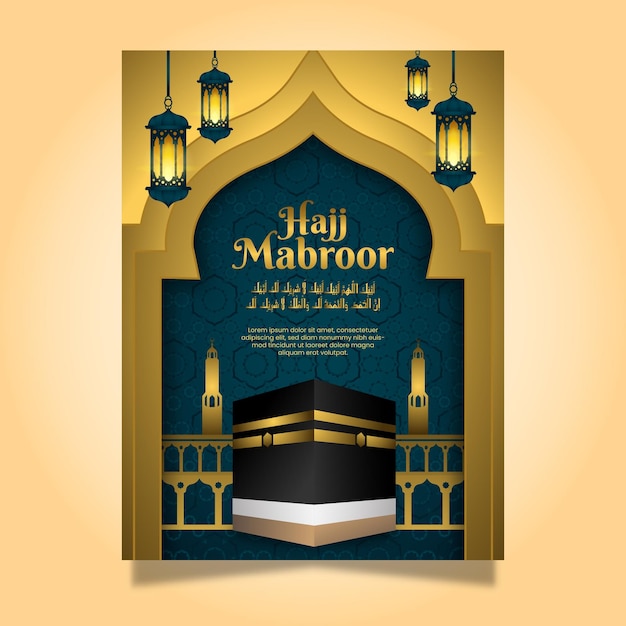 Poster verticale Hajj