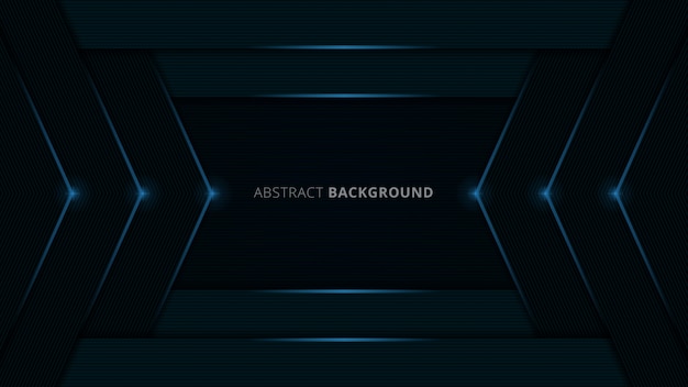 Premio di tema scuro blu scuro di forma geometrica astratta