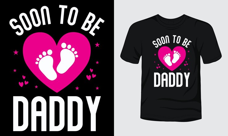 Presto per essere papà modello di t-shirt