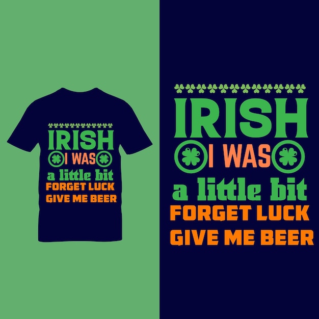 PrintSt Patrick's day con una giacca verde e un cappello con una maglietta di foglie di trifoglio