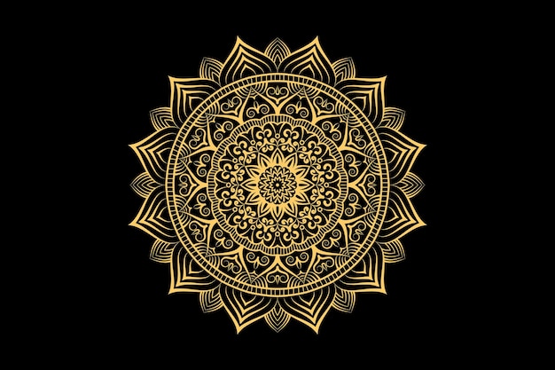 Priorità bassa astratta floreale di lusso di disegno della mandala