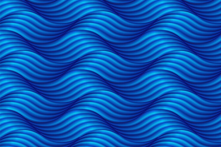 Vettore priorità bassa blu astratta dell'onda nello stile asiatico.