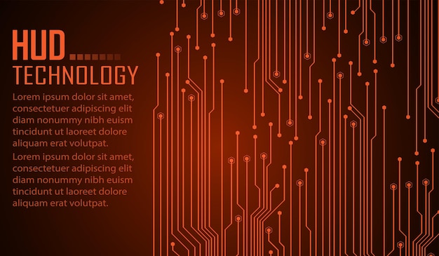 Priorità bassa di concetto di tecnologia futura del circuito cyber